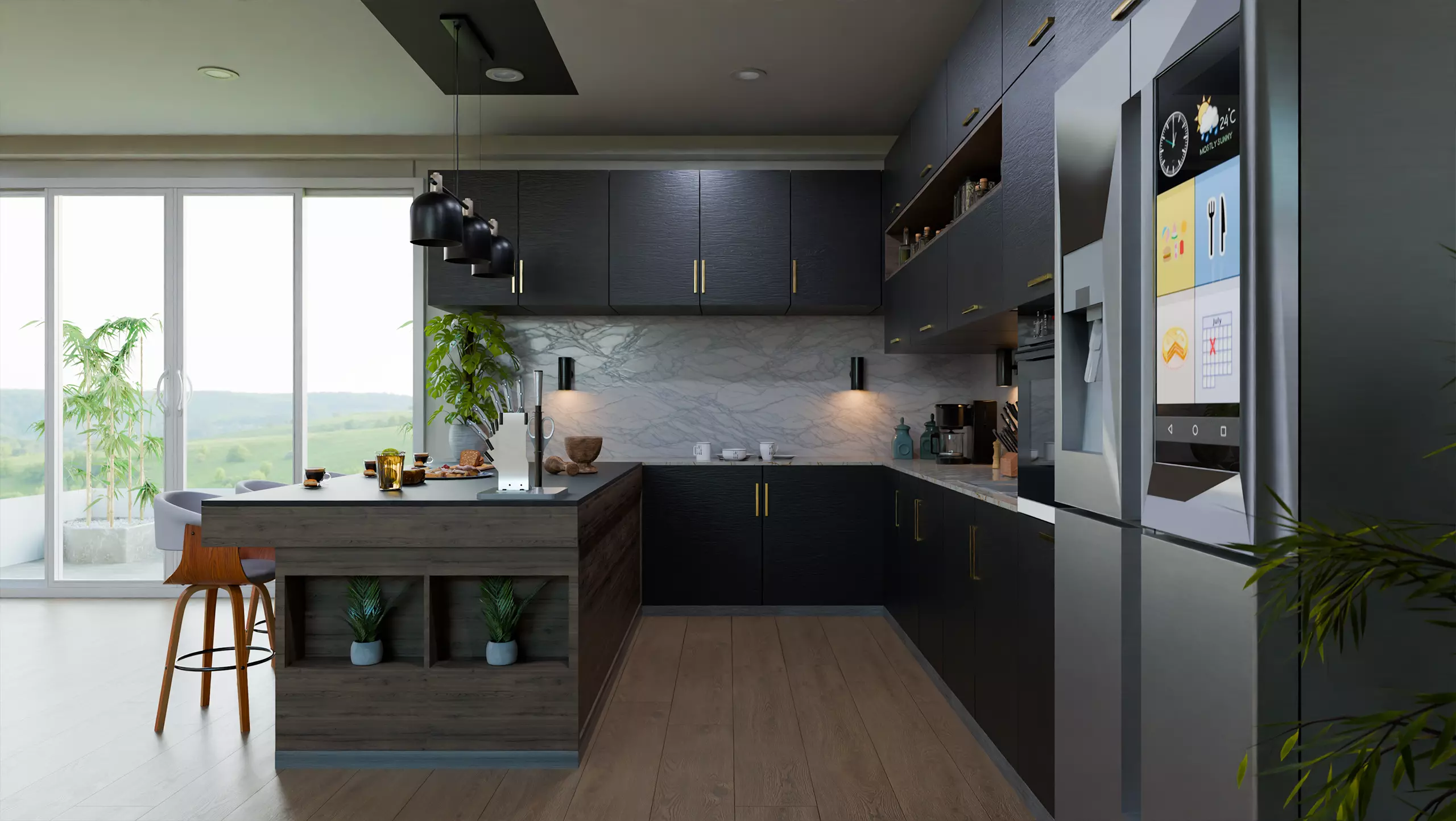 kitchen design 3D model