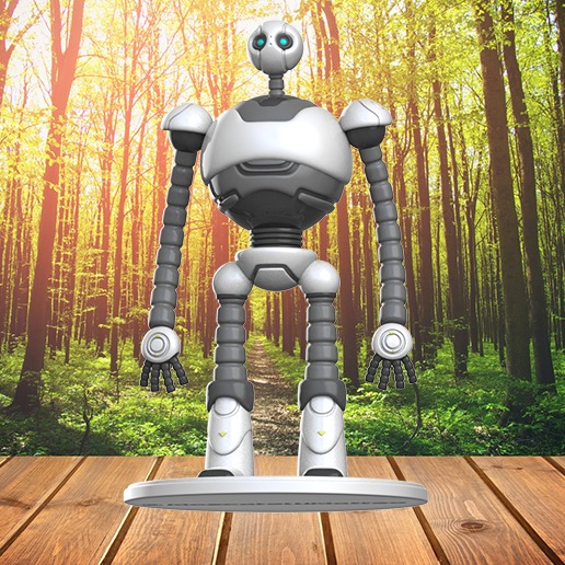 Roz THE WILD ROBOT  3D print model_2