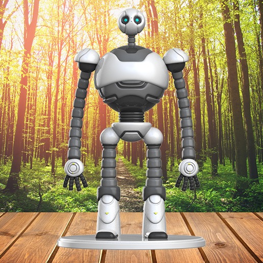 Roz THE WILD ROBOT  3D print model_1