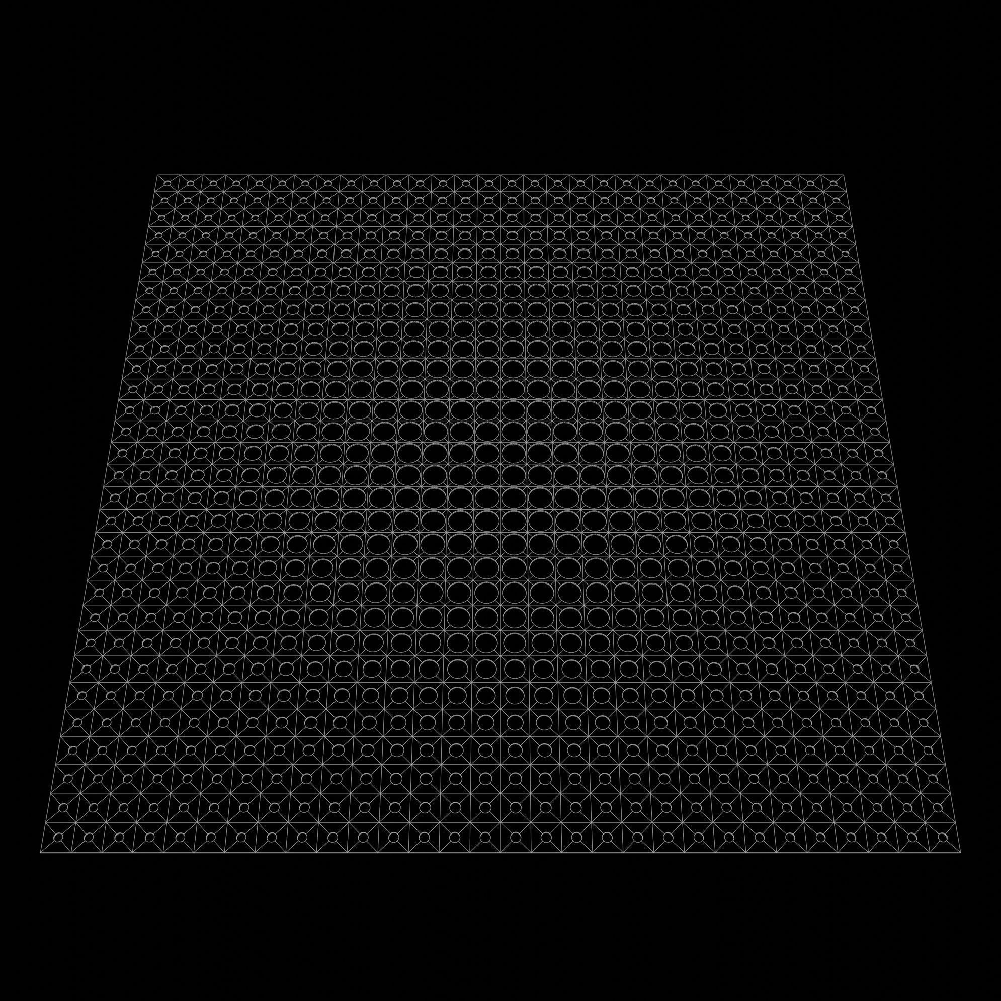 Perforated panel with parametric pattern 24-O-09 3D model_6