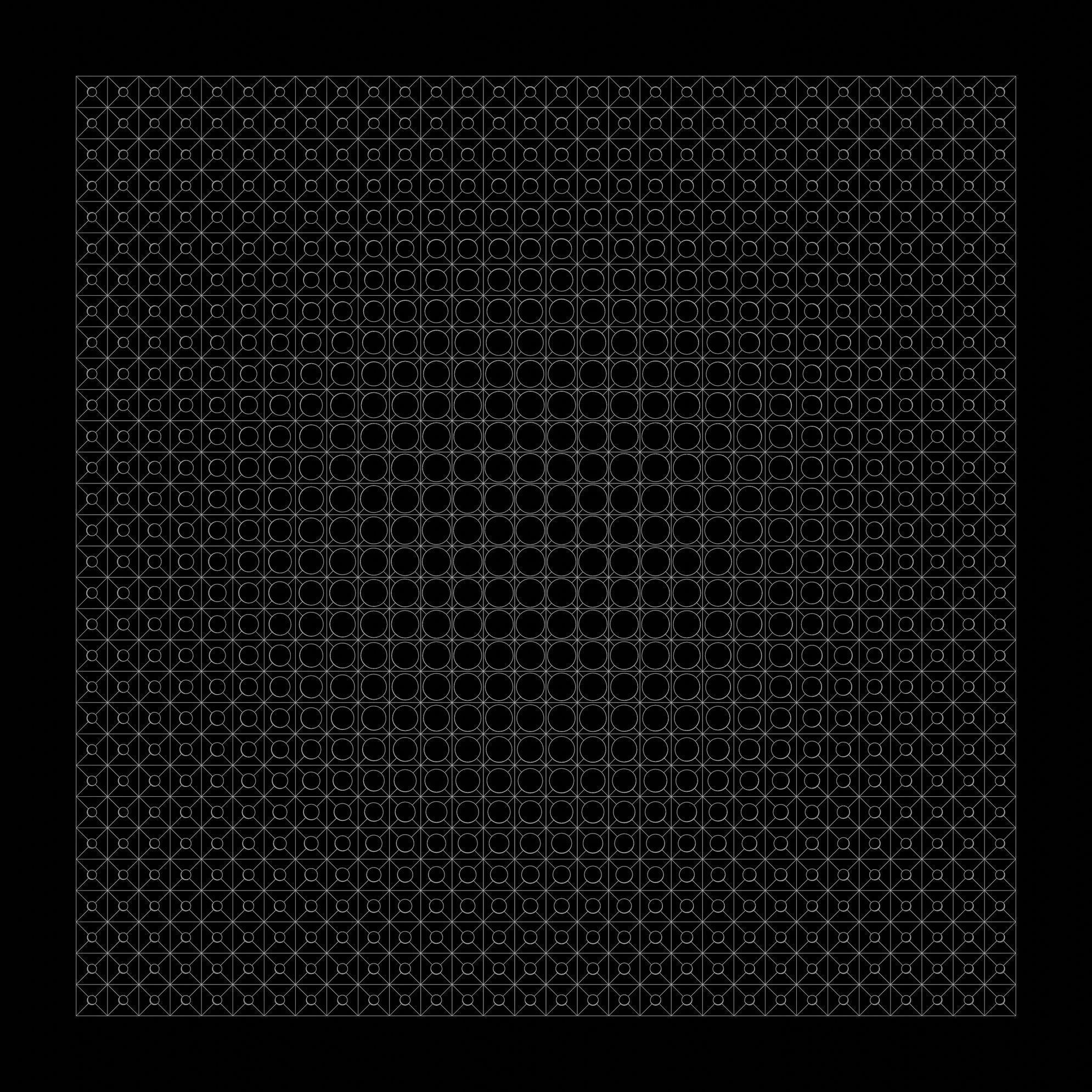 Perforated panel with parametric pattern 24-O-09 3D model_5