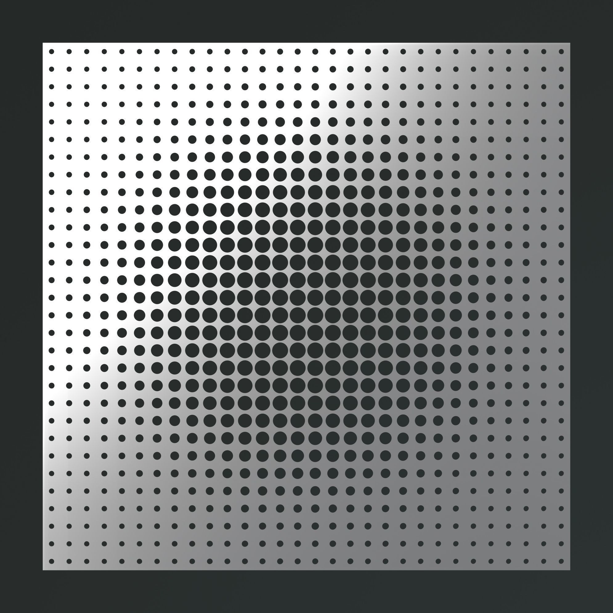 Perforated panel with parametric pattern 24-O-09 3D model_1
