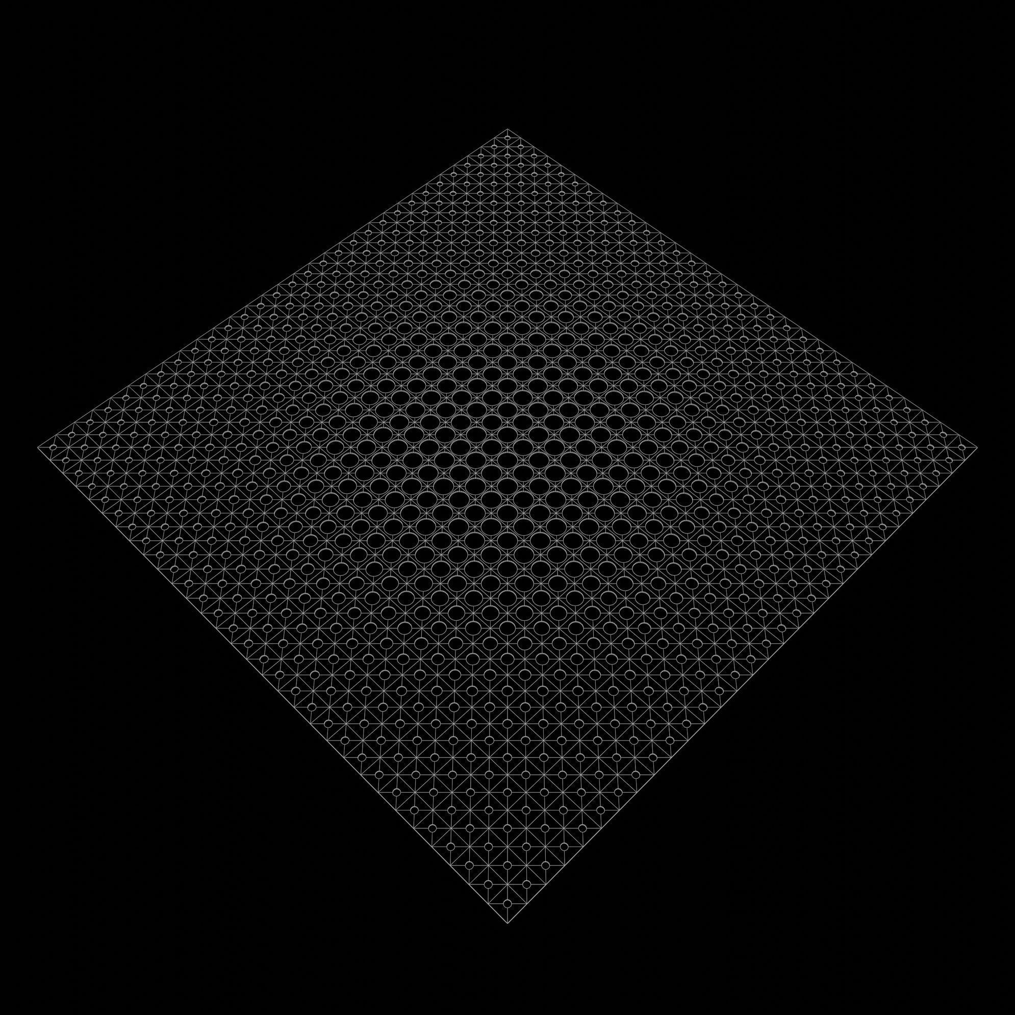Perforated panel with parametric pattern 24-O-09 3D model_7