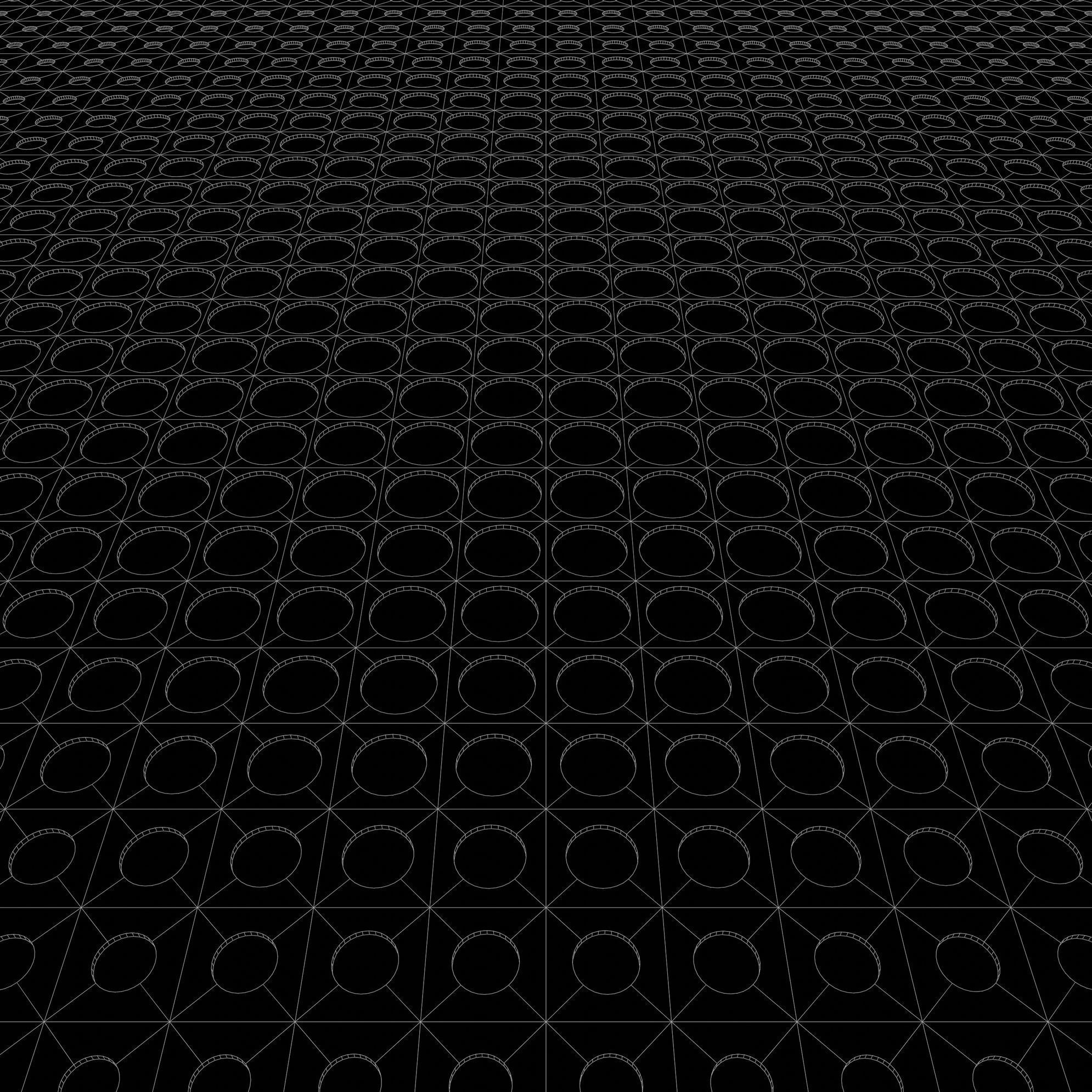 Perforated panel with parametric pattern 24-O-09 3D model_9
