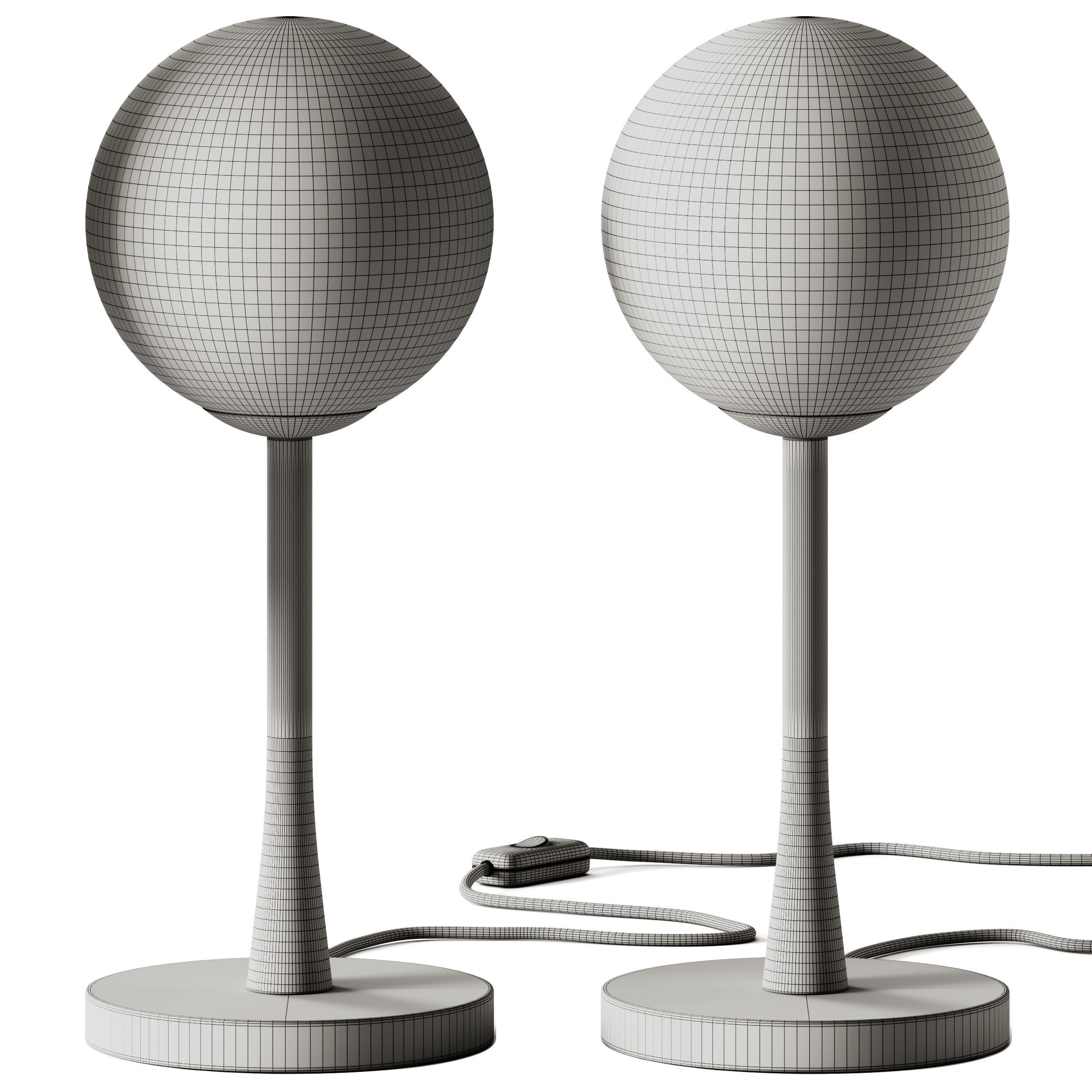 Robin Ricarda Table Lamp 3D model_4