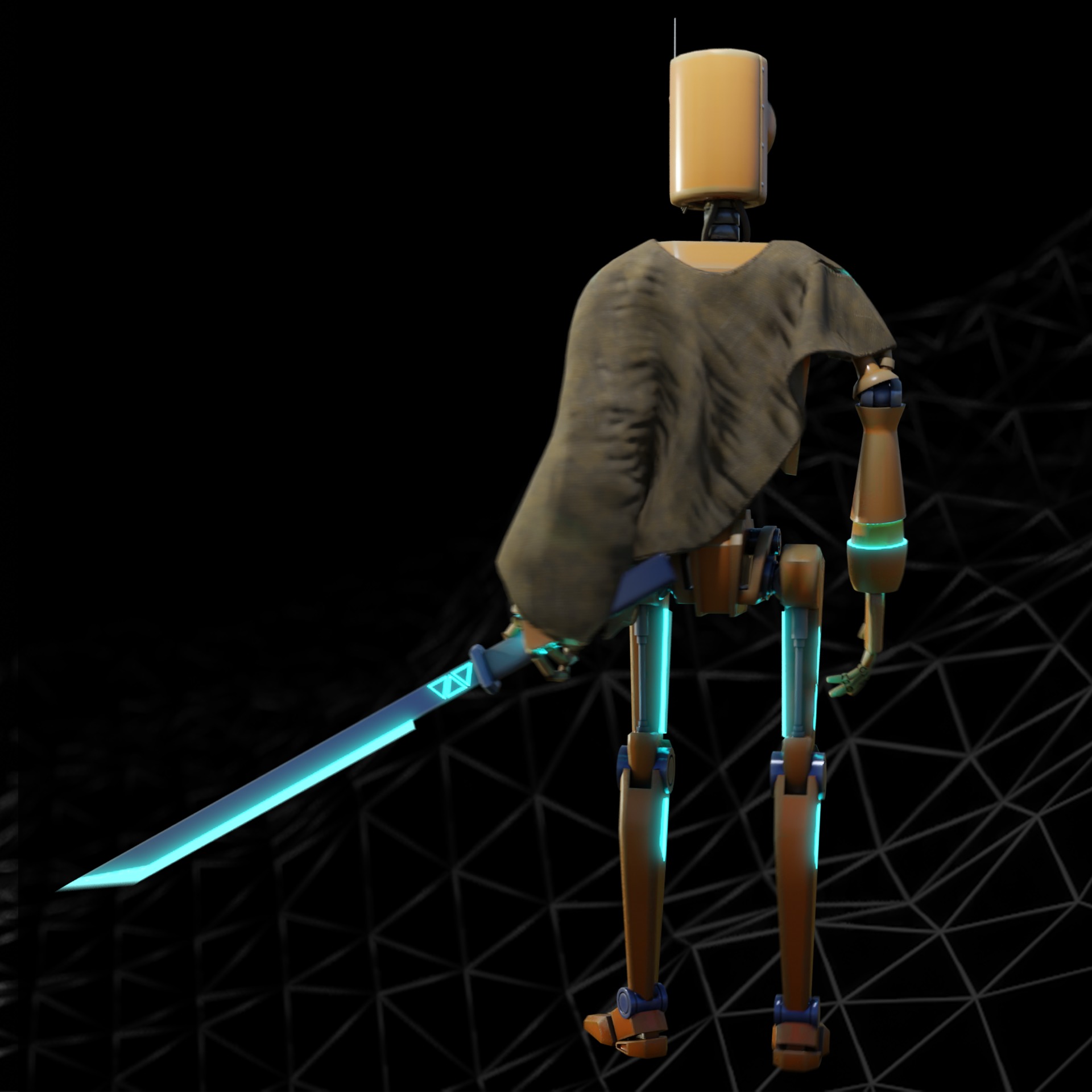 Old Robot Model - Production-Ready 3D model_2