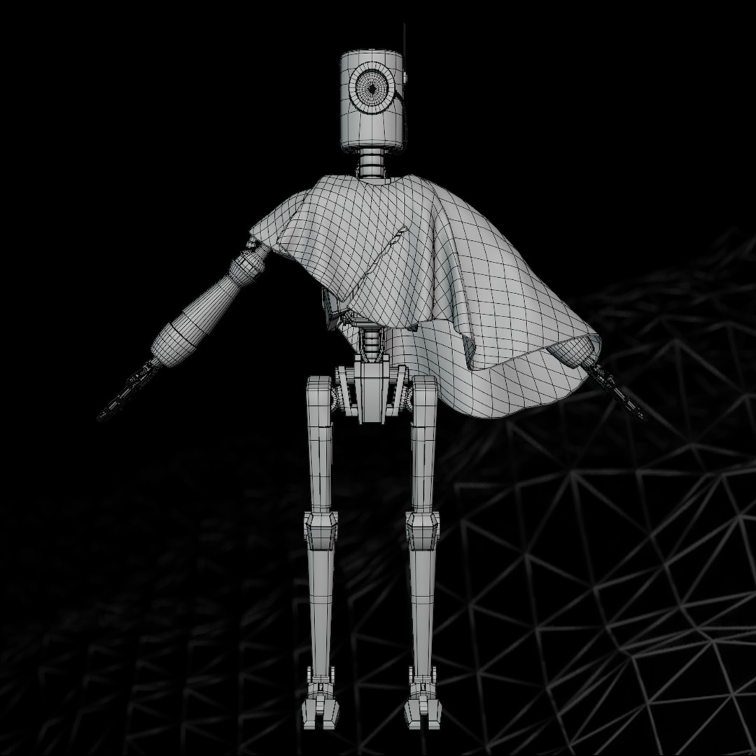 Old Robot Model - Production-Ready 3D model_5