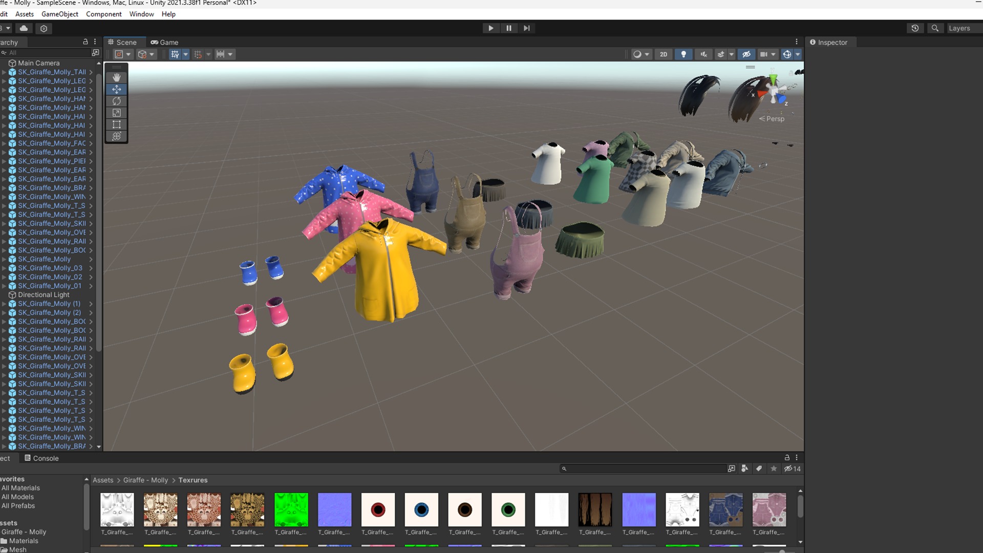 GAME-READY 3D Character - Giraffe Molly Low-poly 3D model_23