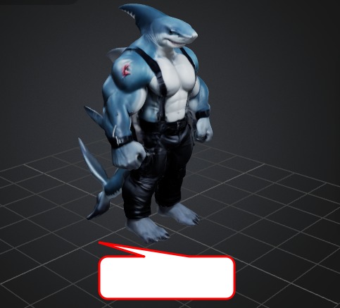 SHARK WARRIOR  3D print model_1
