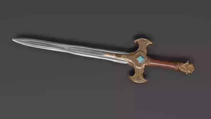 sword 3d model 