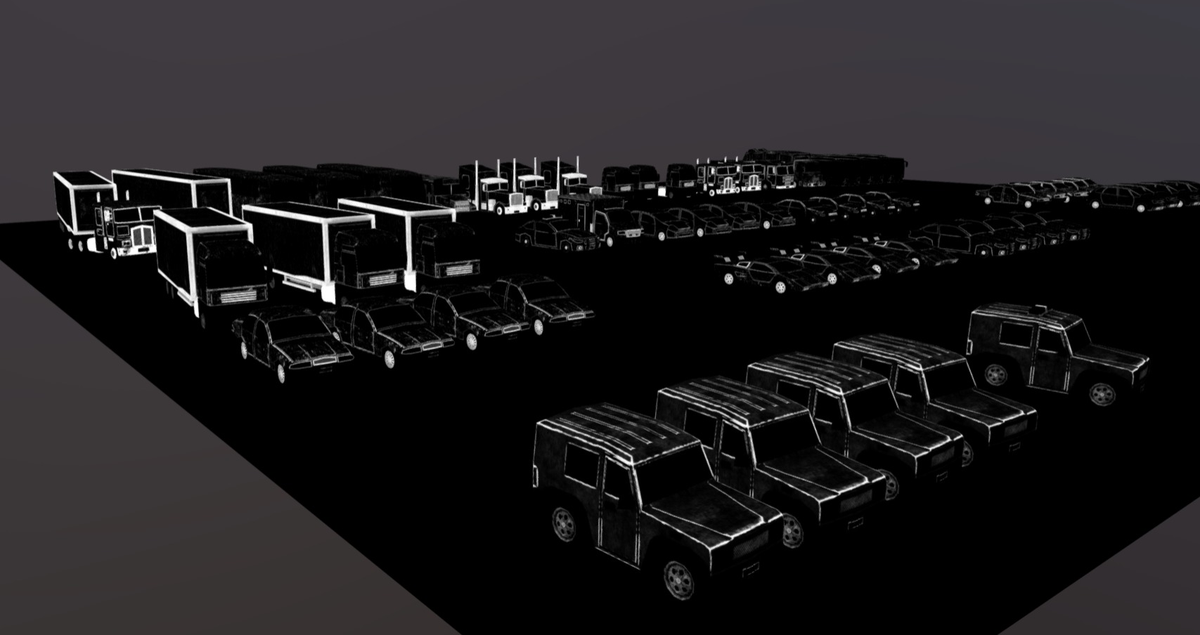 Lowpoly vehicles pack Low-poly 3D model_5