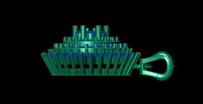 women pandent  for daimonds ready to print 3D print model_12