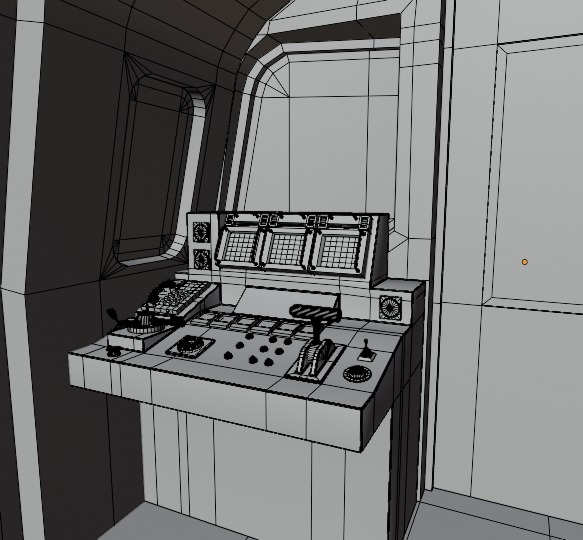 5 underground stations and trian 3D model_34