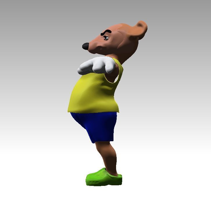 Papa Rat 3D model_1