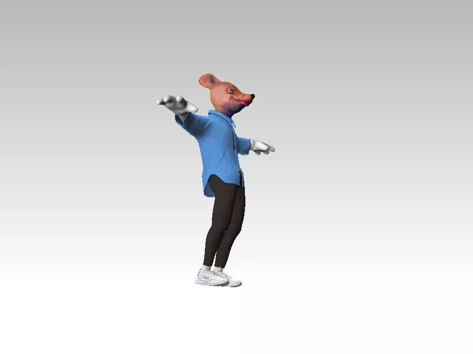 Son of Rat family 3D model_0