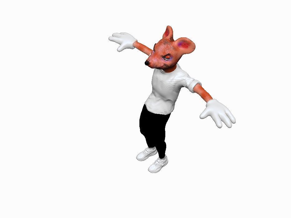 Son of Rat family 3D model_3