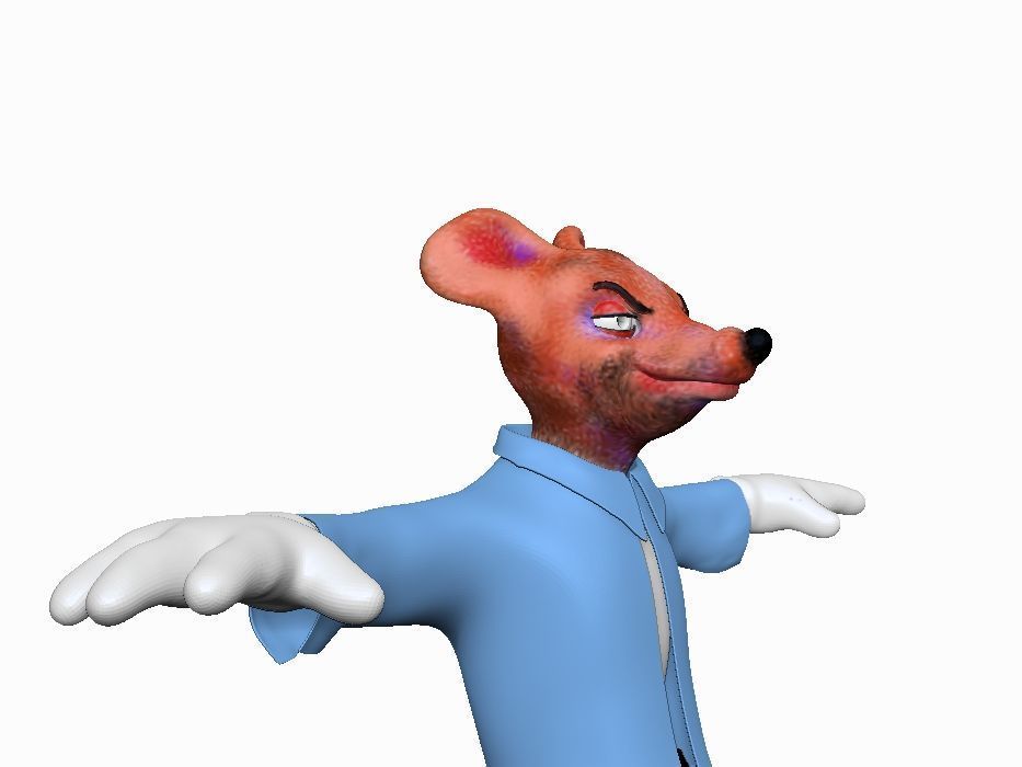Son of Rat family 3D model_1
