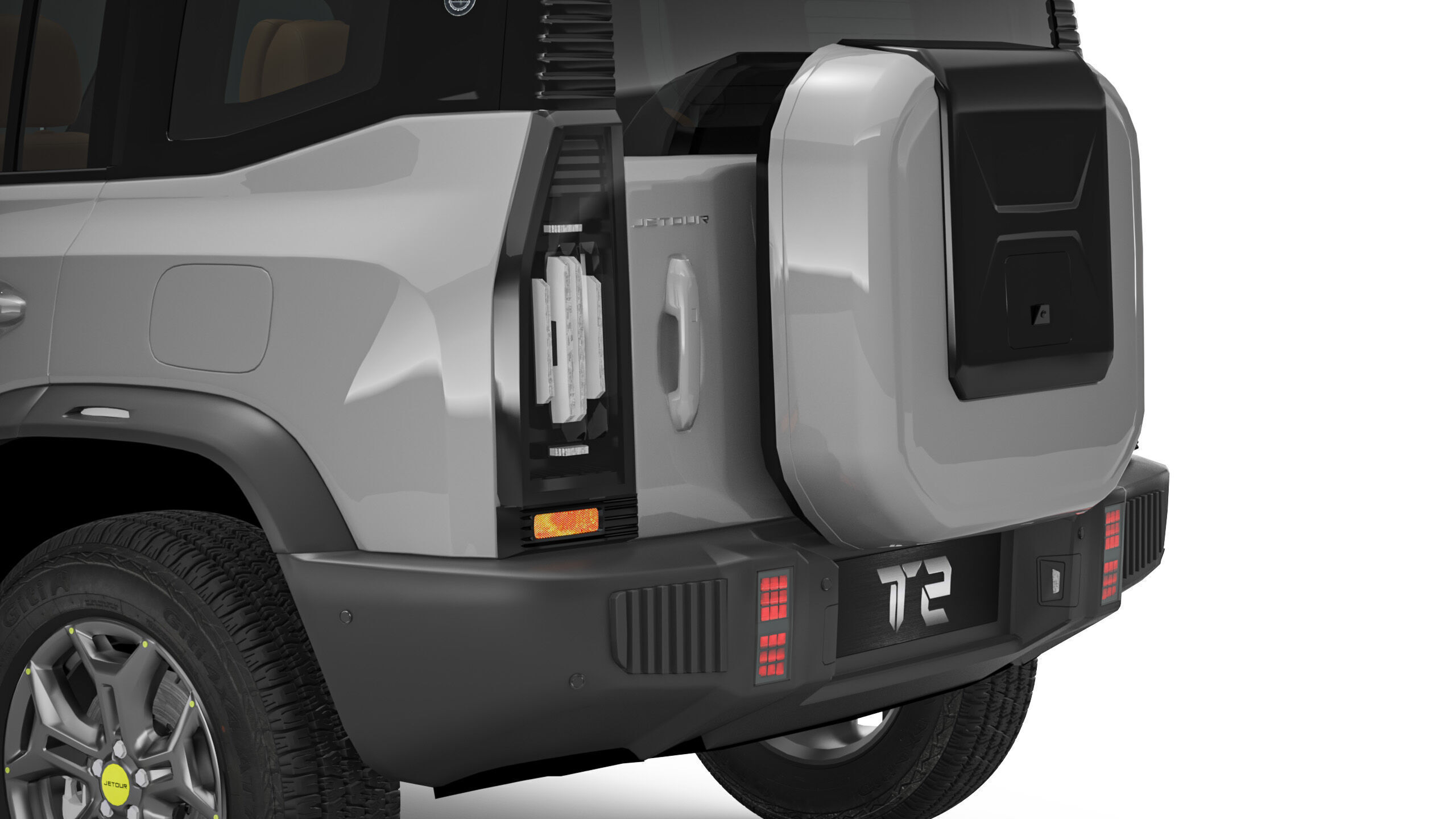 2025 Chery Jetour T2 With Interior 3D model_4