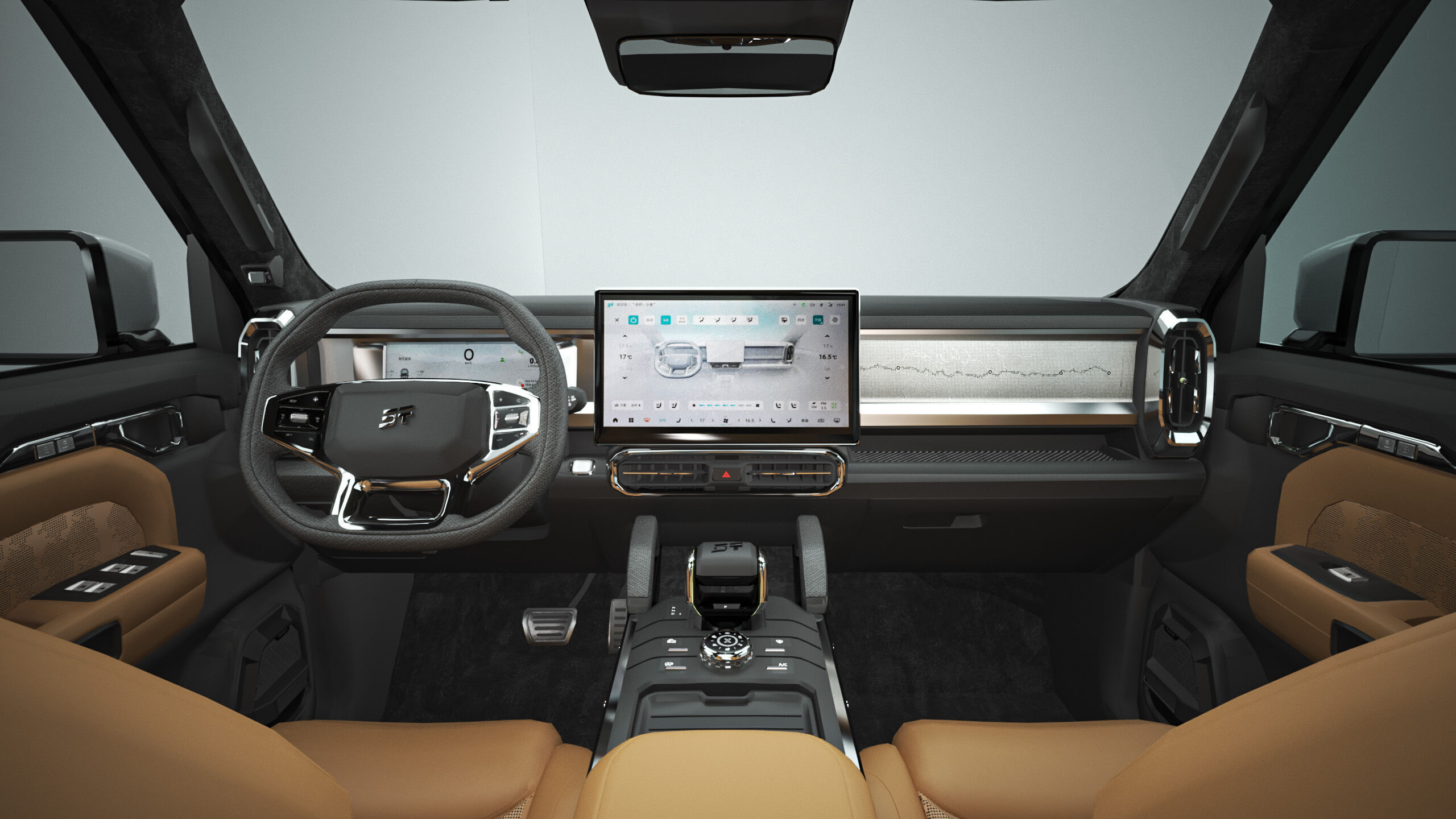 2025 Chery Jetour T2 With Interior 3D model_12