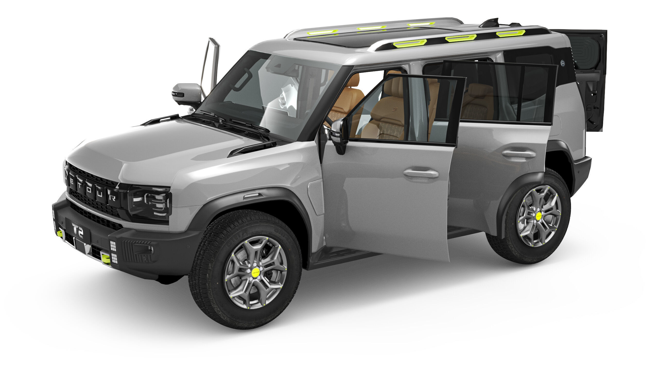 2025 Chery Jetour T2 With Interior 3D model_9