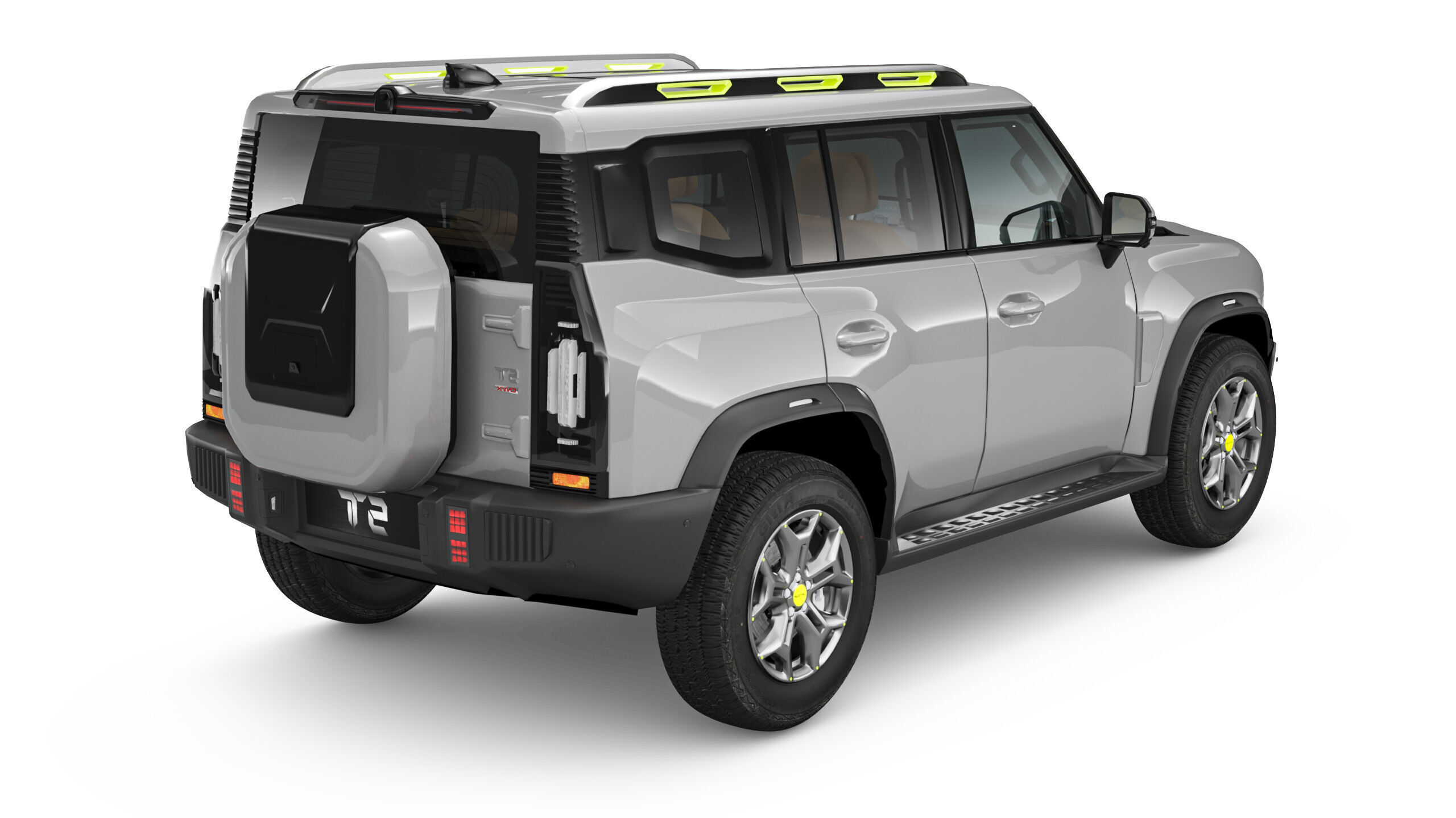 2025 Chery Jetour T2 With Interior 3D model_2