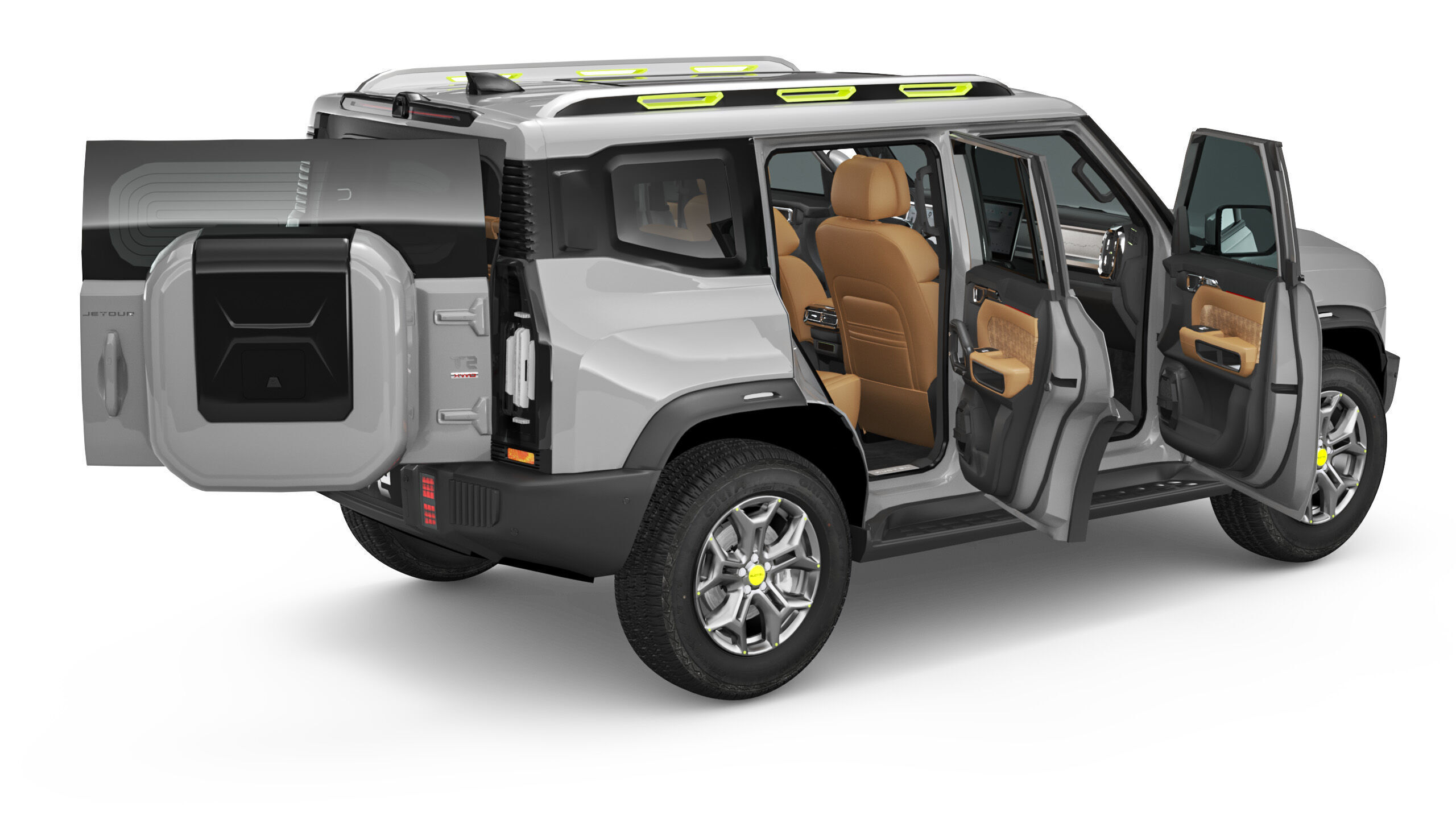 2025 Chery Jetour T2 With Interior 3D model_10