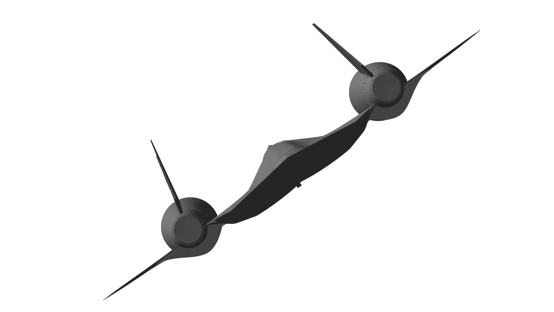 Lockheed SR-71A Blackbird 3D model_2