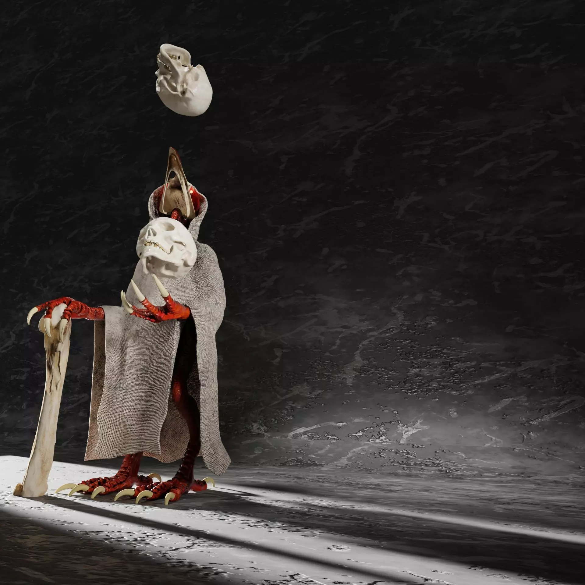 Pico The Evil Raven 3D model_0