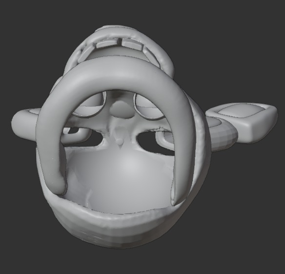 accurate yellow rabbit movie model almost 1 to 1 3D print model_3