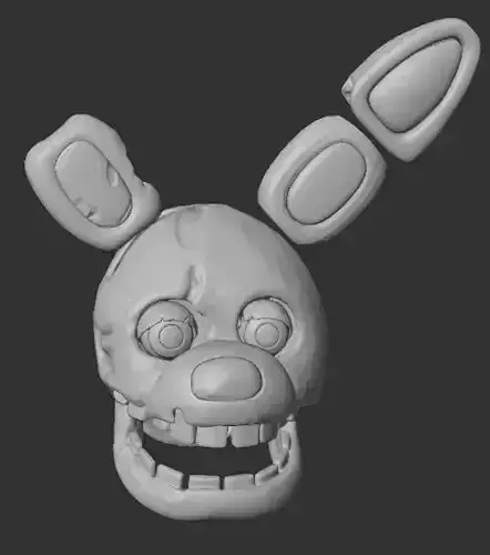 accurate yellow rabbit movie model almost 1 to 1 3D print model