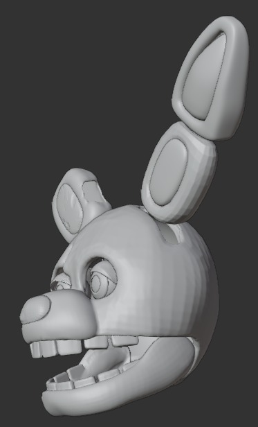 accurate yellow rabbit movie model almost 1 to 1 3D print model_4