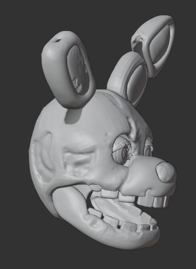 accurate yellow rabbit movie model almost 1 to 1 3D print model_2