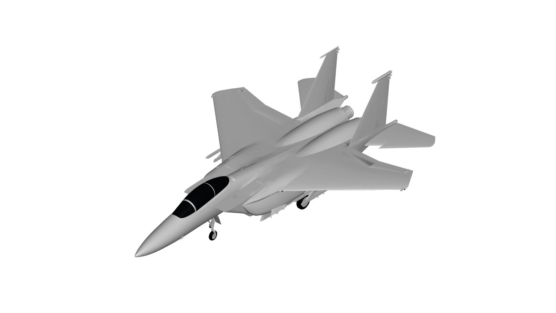 McDonnell Douglas F-15E Strike Eagle 3D model_1