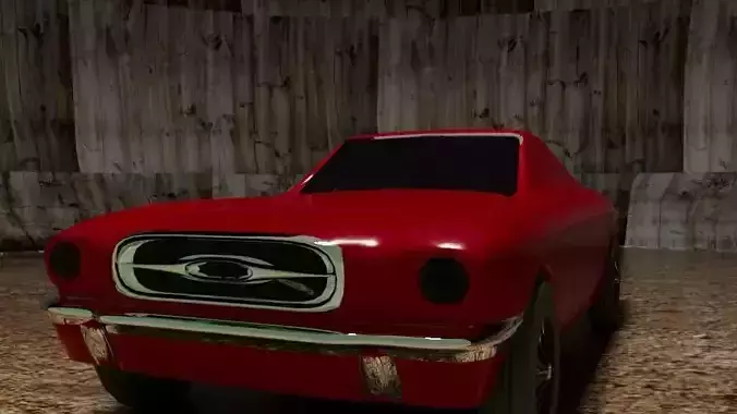 LOW POLY MUSTANG 1963