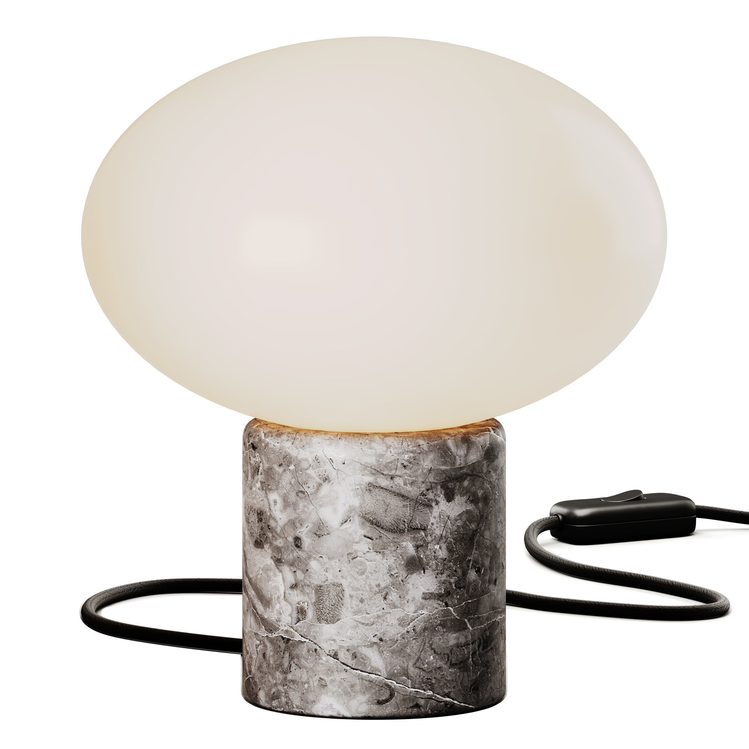 Robin Remi Lantern Marble Table Lamp 3D model_1