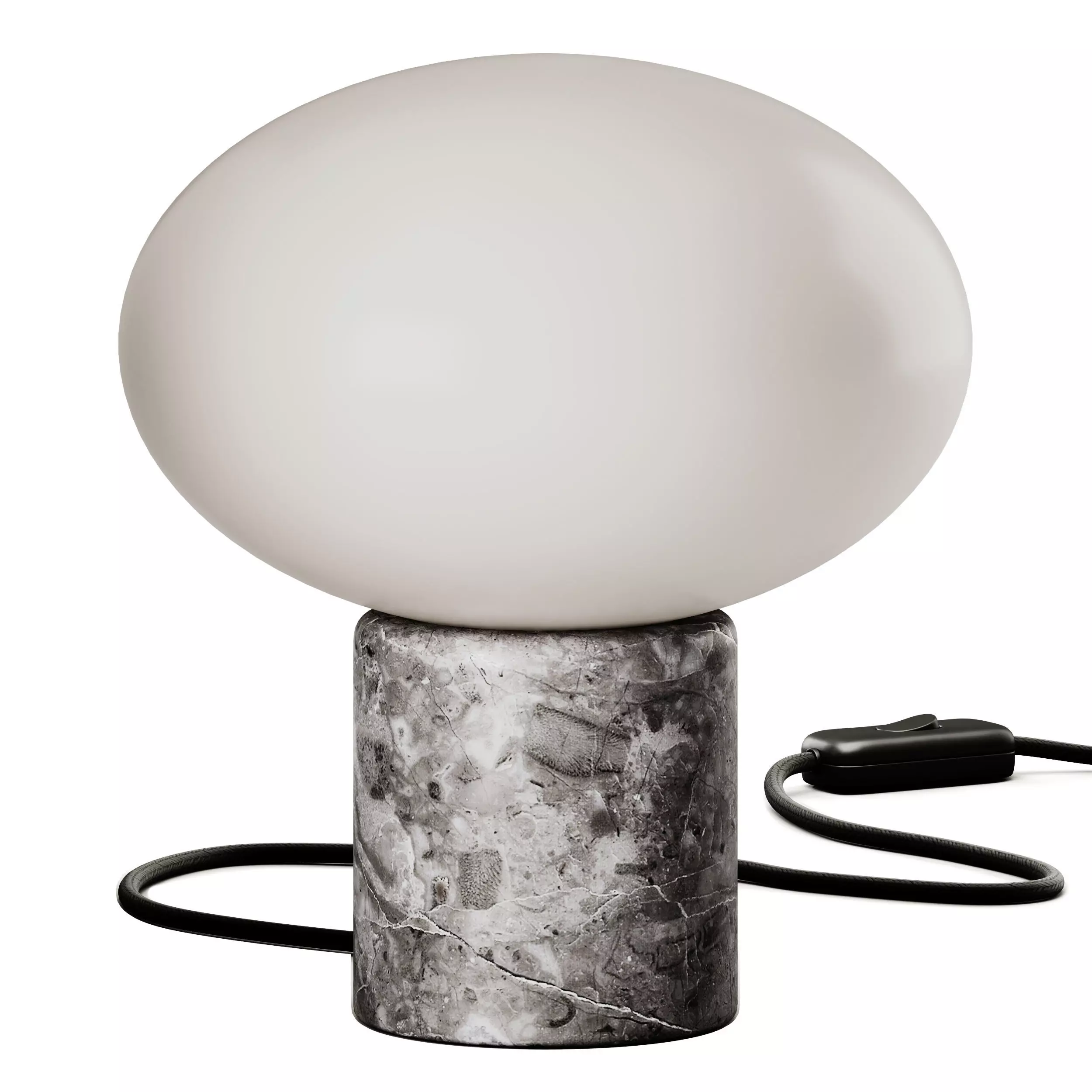 Robin Remi Lantern Marble Table Lamp 3D model_0