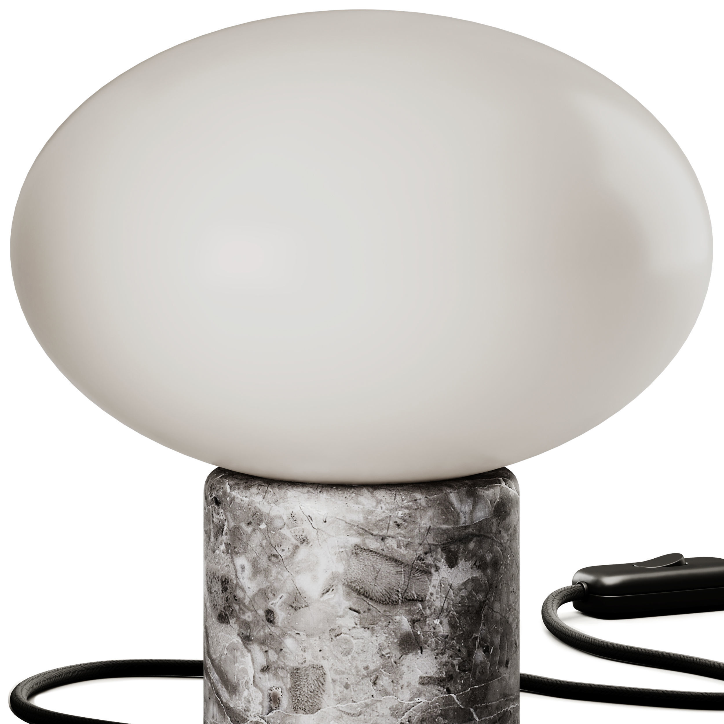 Robin Remi Lantern Marble Table Lamp 3D model_2