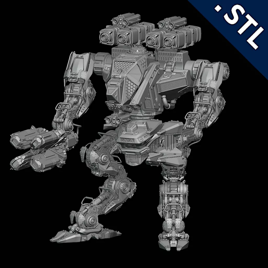 Rhino - Mech 3D print model_0