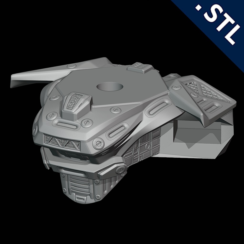 Rhino - Mech 3D print model_10