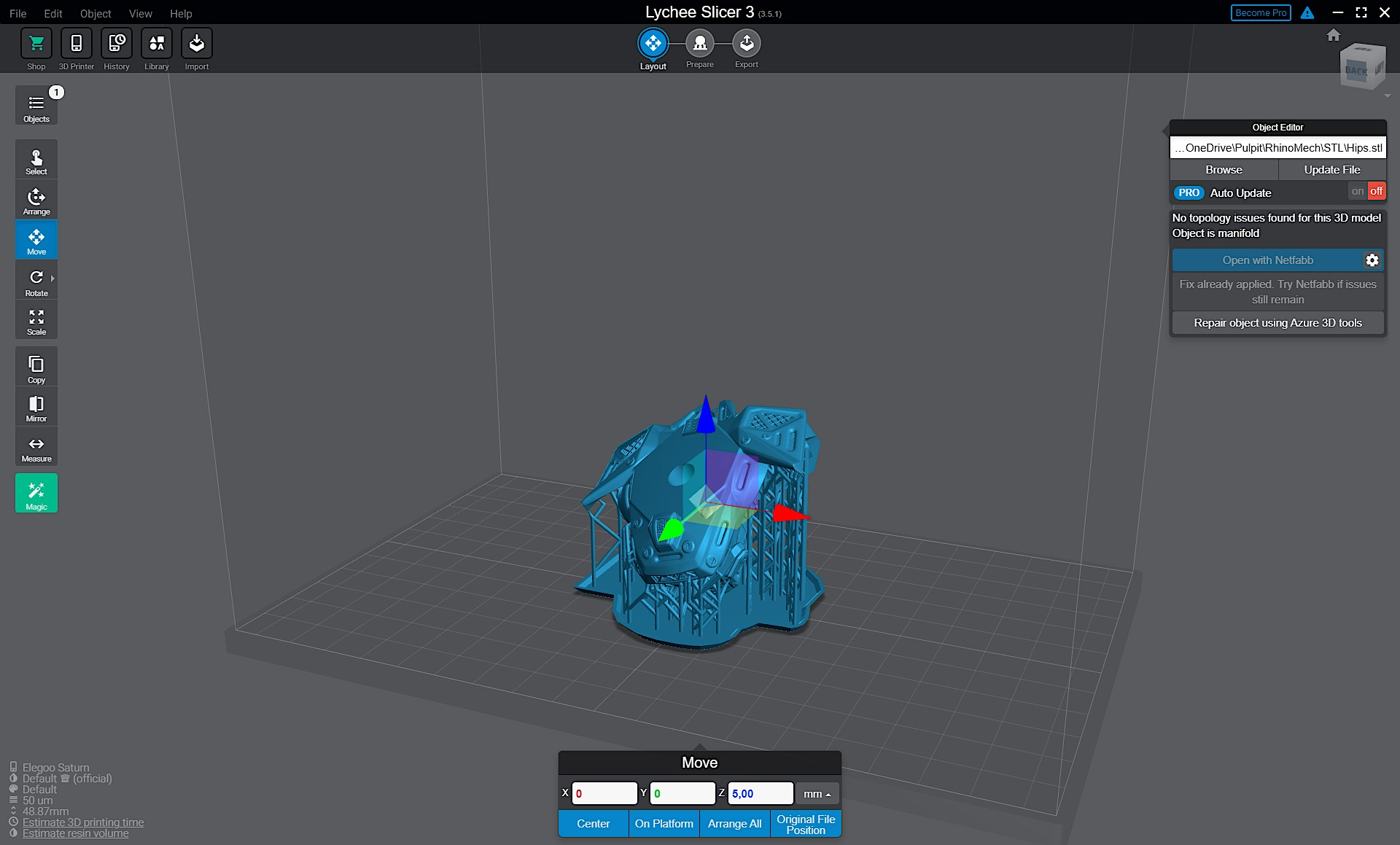 Rhino - Mech 3D print model_17