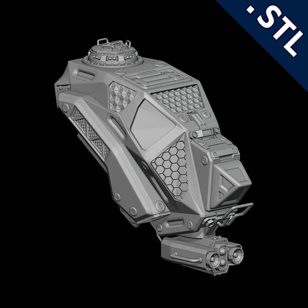 Rhino - Mech 3D print model_6