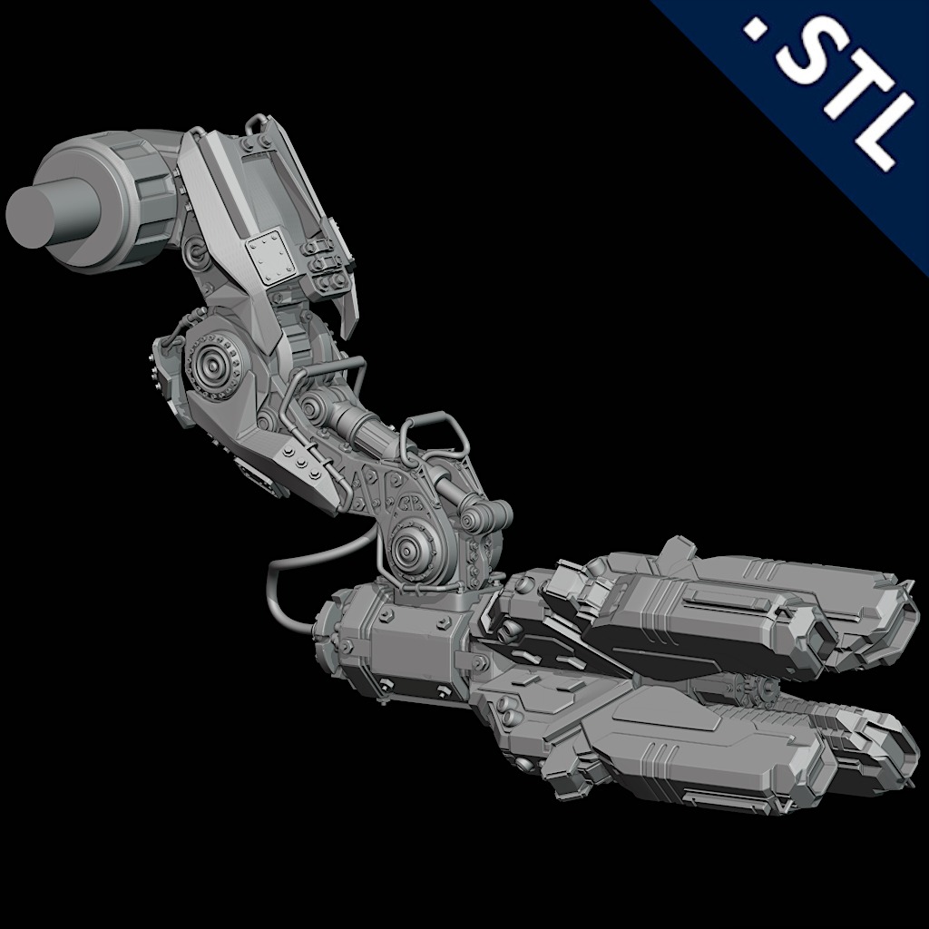 Rhino - Mech 3D print model_9