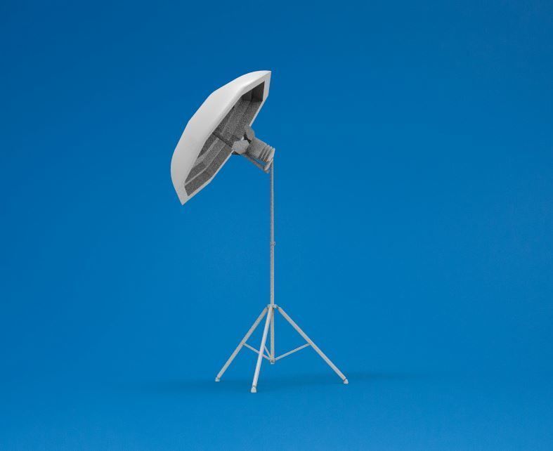 Lighting Studio Tripod 3D print model_5