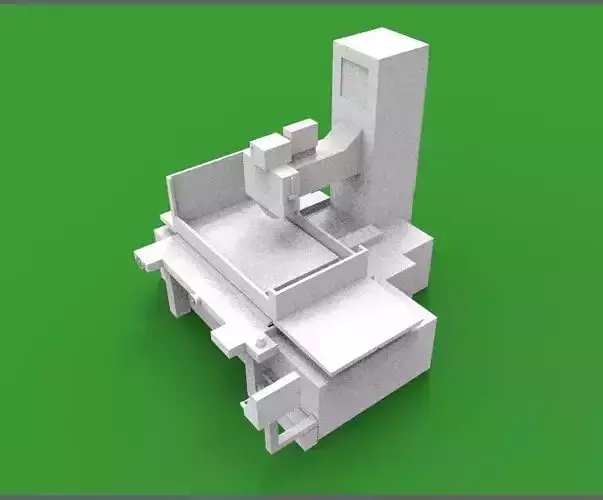 surface grinder machine 3D print model