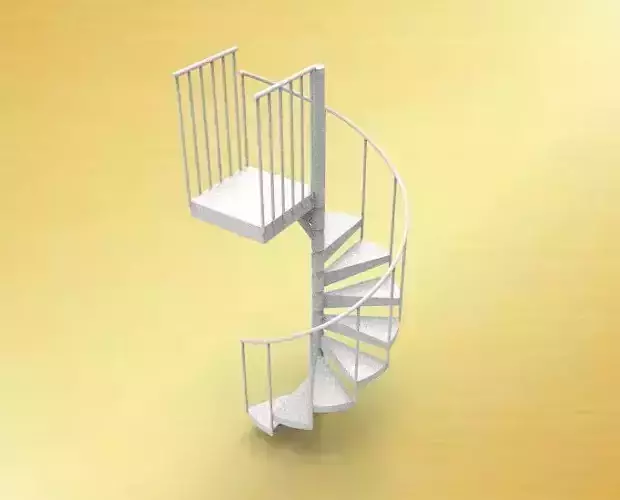 Spiral Stairs 3D print model