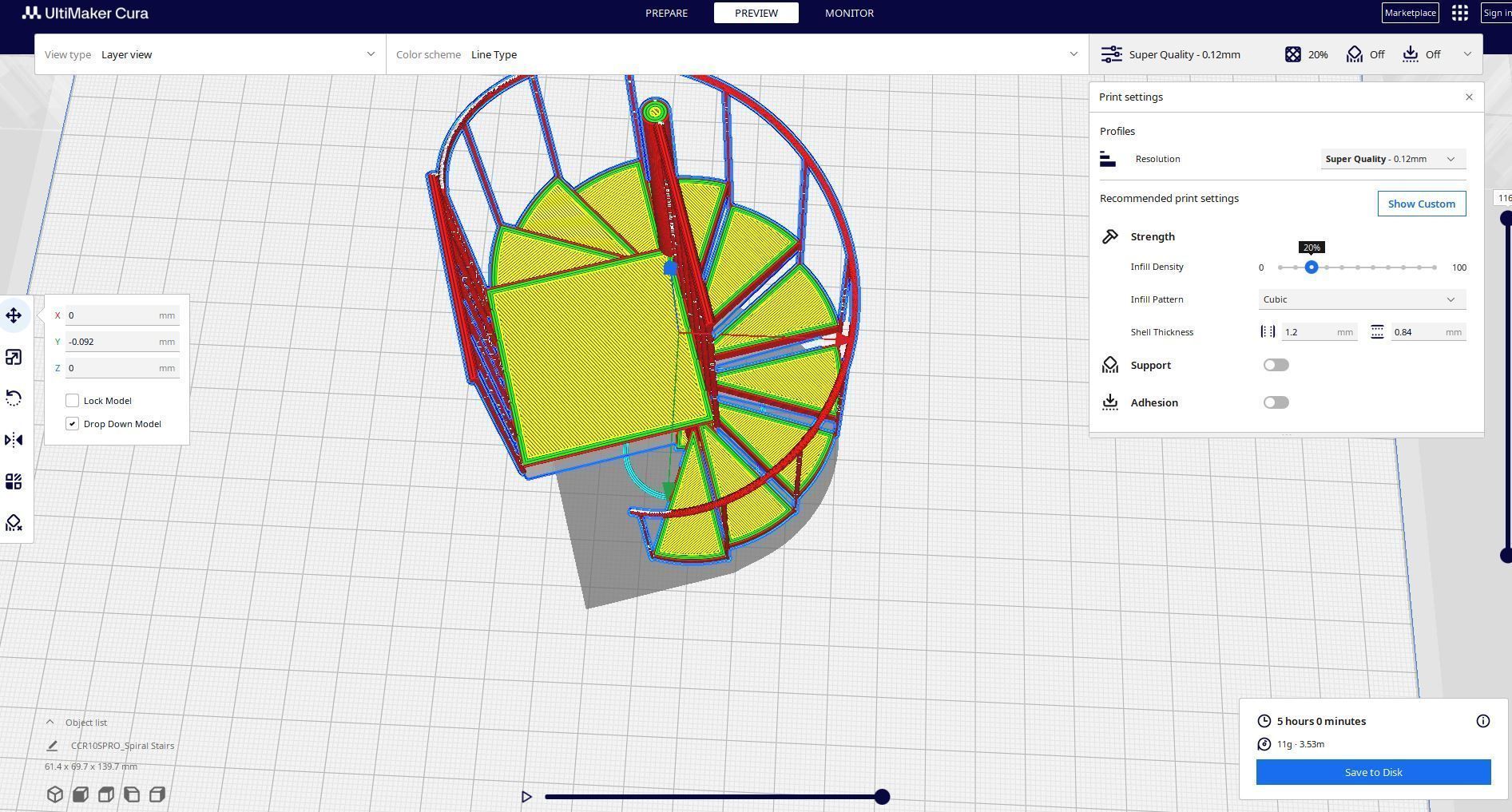 Spiral Stairs 3D print model_2
