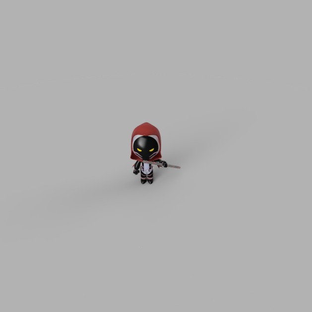 Marvel Comics Mini Deadpool 2099 Eleanor Camacho 3D model_2