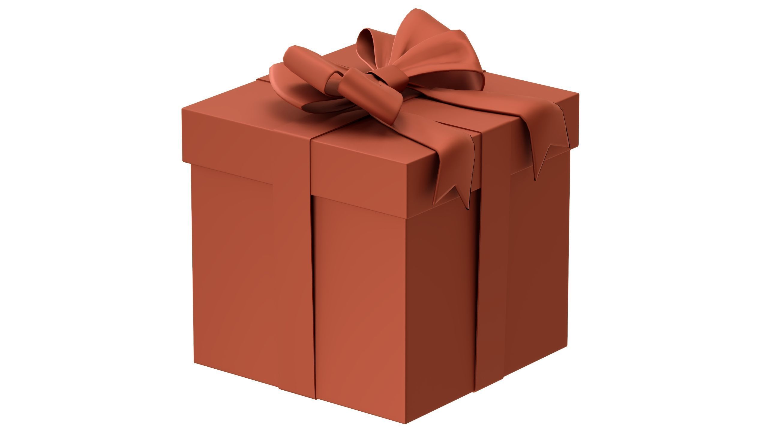 Christmas Box 01 Low-poly 3D model_8