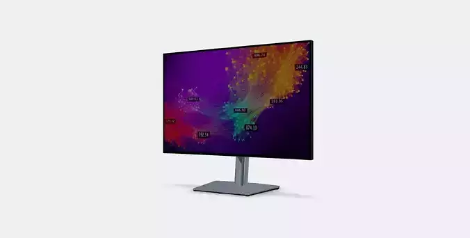 30 Dell U3023E UltraSharp Low-poly 3D model