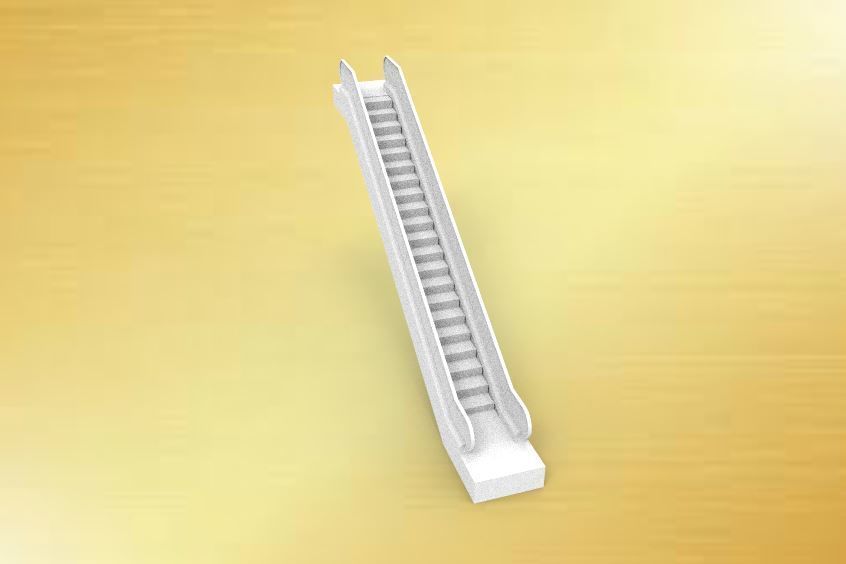 Escalator 3D print model_6